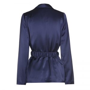 Rechtvallende geklede blazer i 27 Dark Indigo