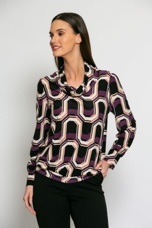  plum maze print