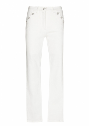 comfortabele slim jeans, mid w 91 Off White