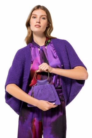 cosy lange bolero 40 Violet