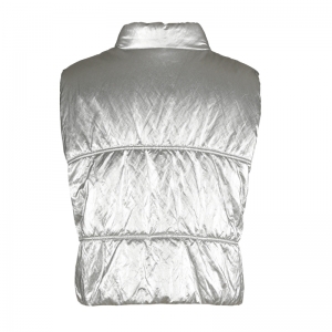 gewatteerde bodywarmer in mat  14 Silver