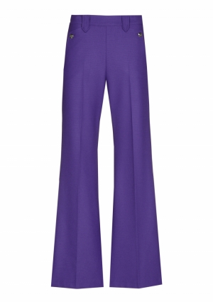 comfortabele citylook broek, n 40 Violet