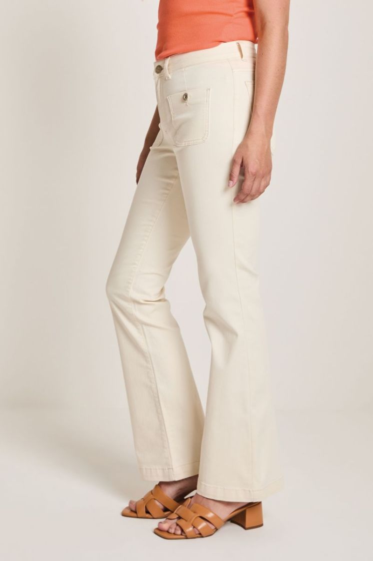 Jade (Pocket) Color Denim 014 Cream