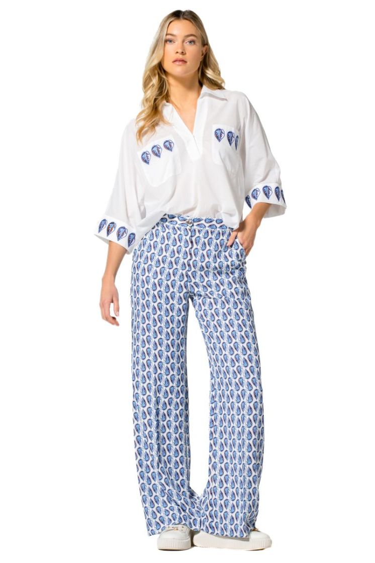 rechtvallende broek, normal wa 39 Multi Color