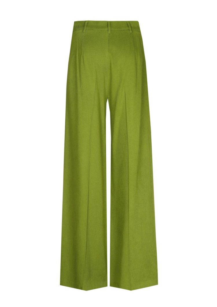 elegante broek in soft woolmix 62 Avocado