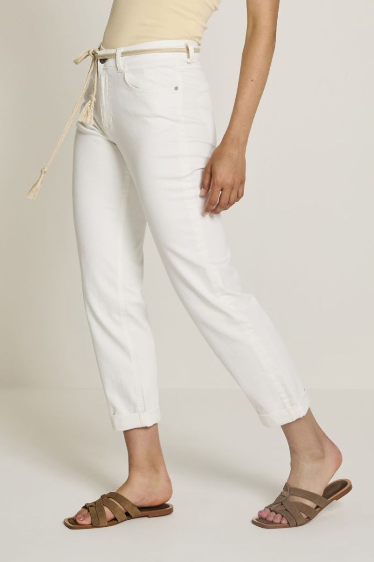 Bobby Color Denim 002 White