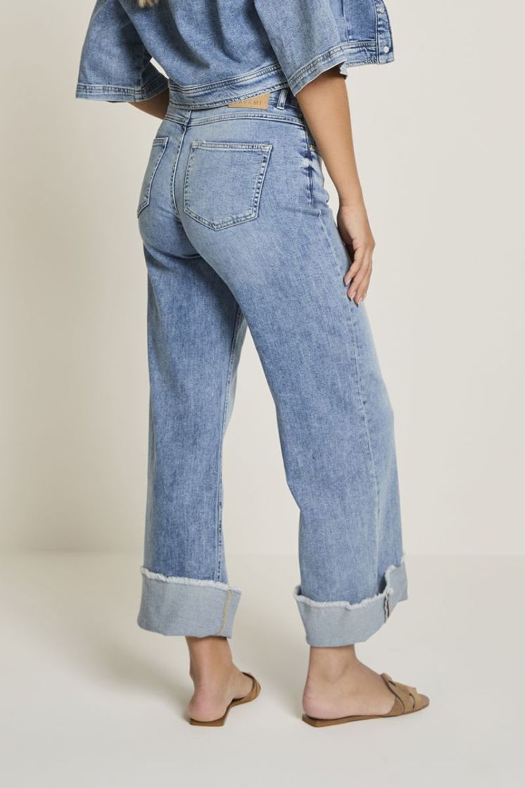 Mira (Turn Up) Para Mi Jeans D198 Light Indi