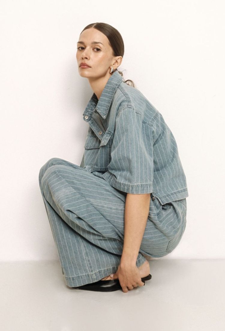  striped blue