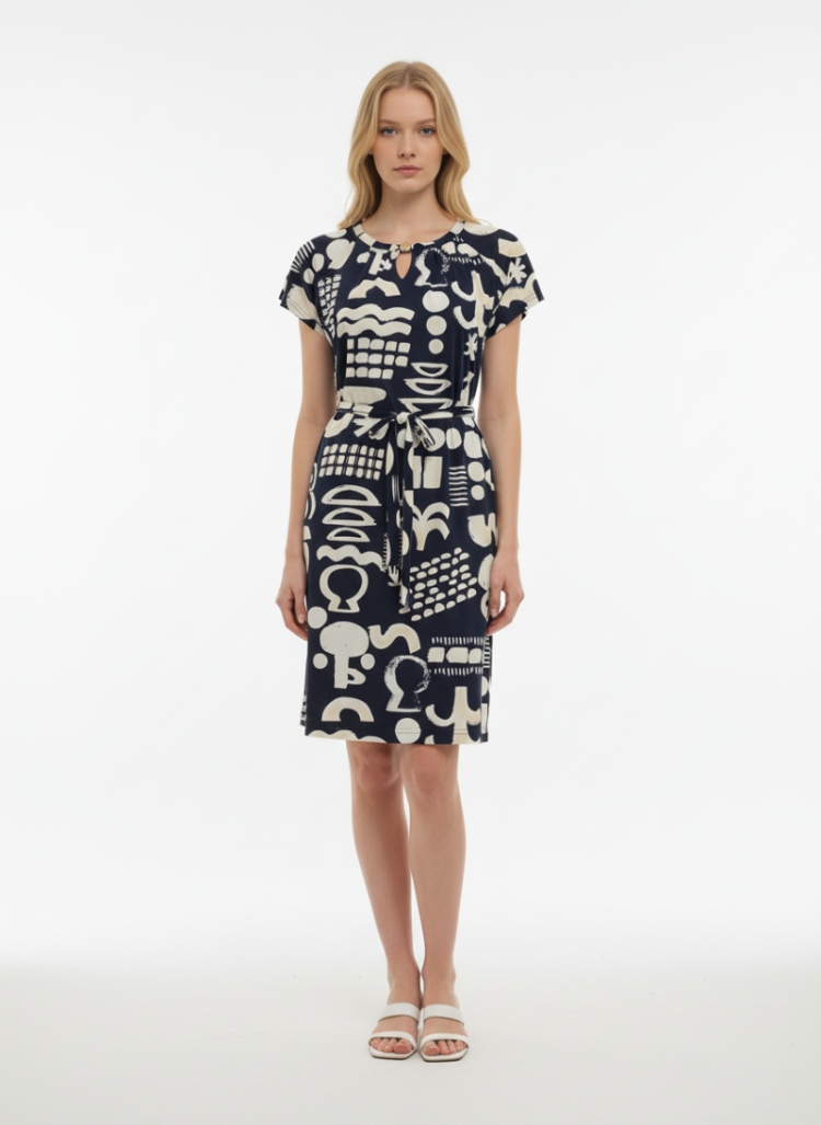  blue luxe print