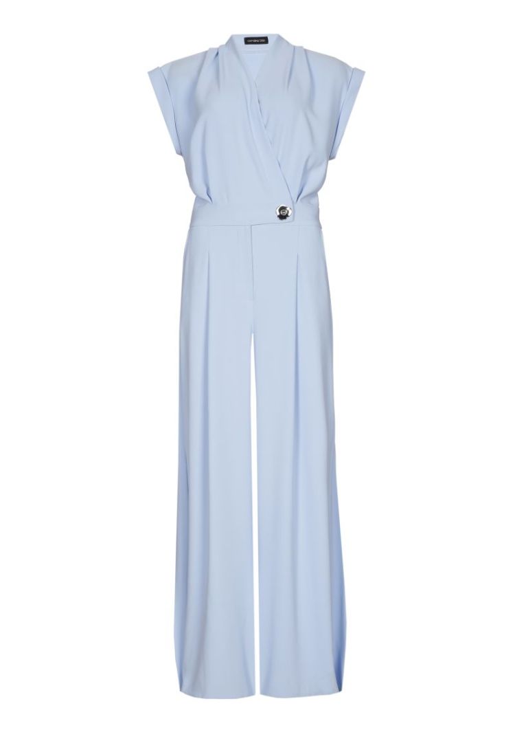 Cache-coeur jumpsuit met plooi 28 Light Blue