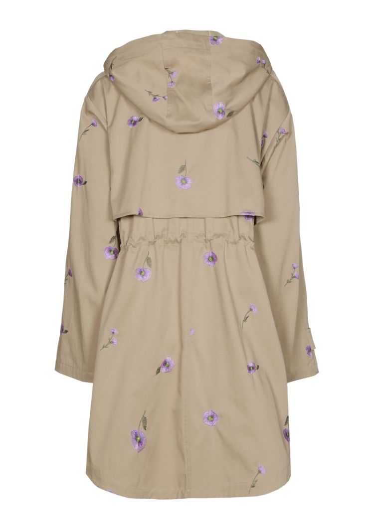 Trench met geborduurde bloemen 49 Multi Color