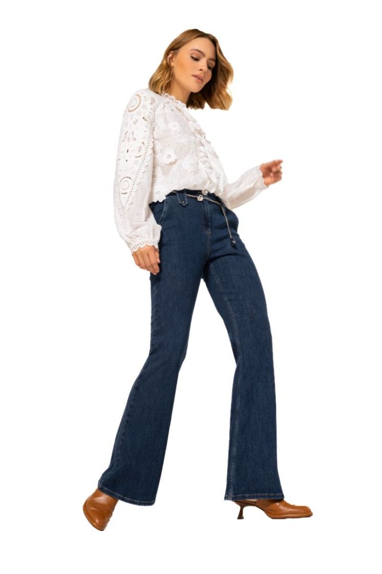 Bootcut jeans, normal waist 23 Jeans Dark B