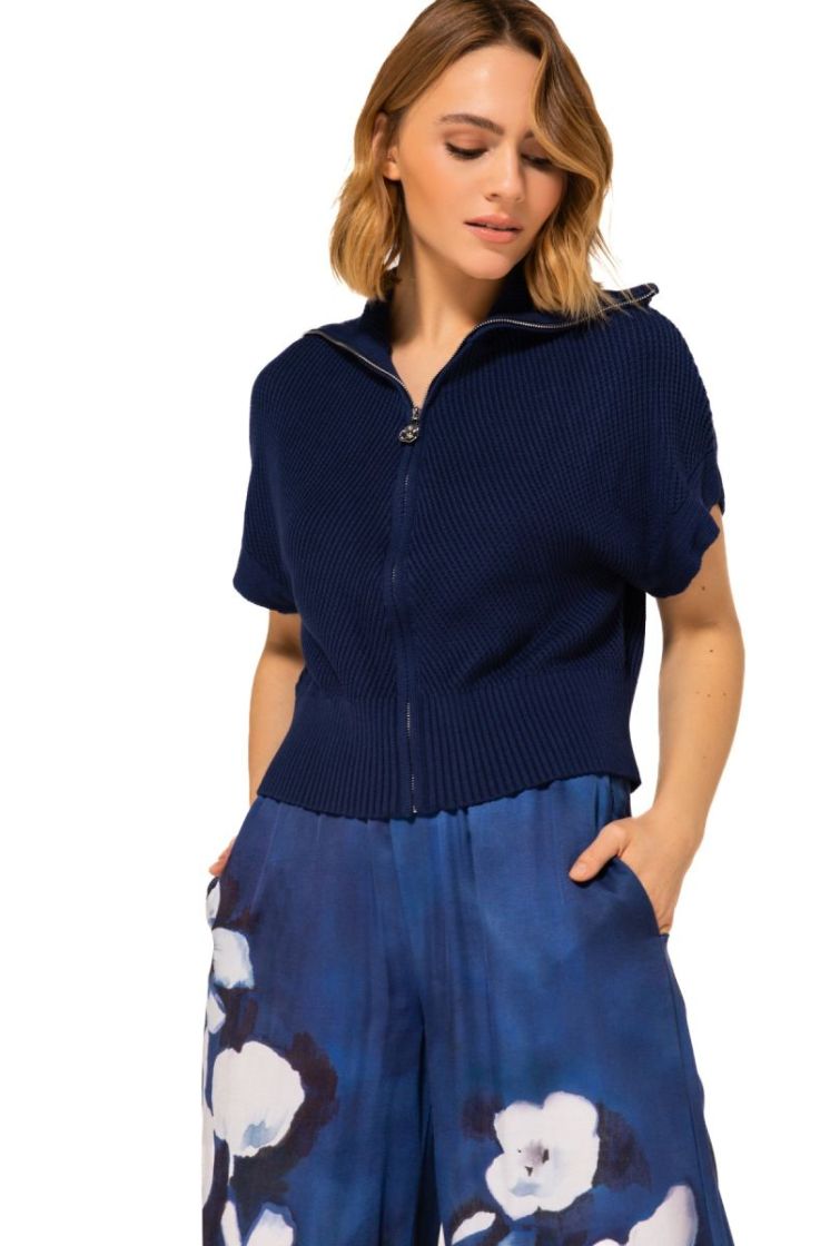 Trui in cardiganstijl 22 Indigo