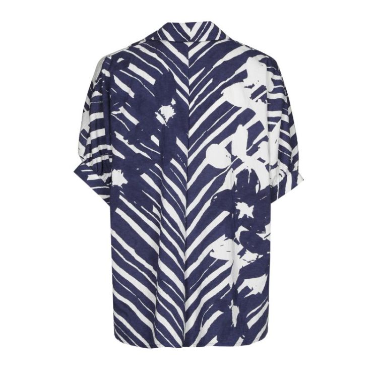 Losvallende blouse met grafisc 29 Multicolor