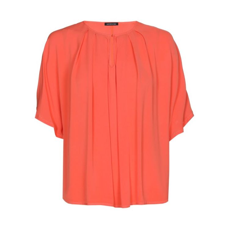Top met plooidetail 54 Orange