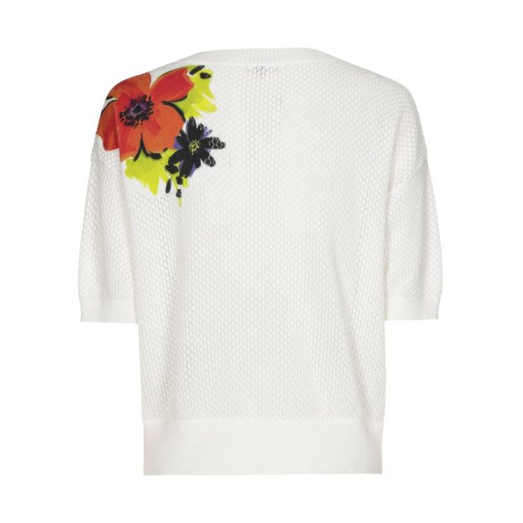 Fijngebreide trui met bloemenp 49 Multi Color