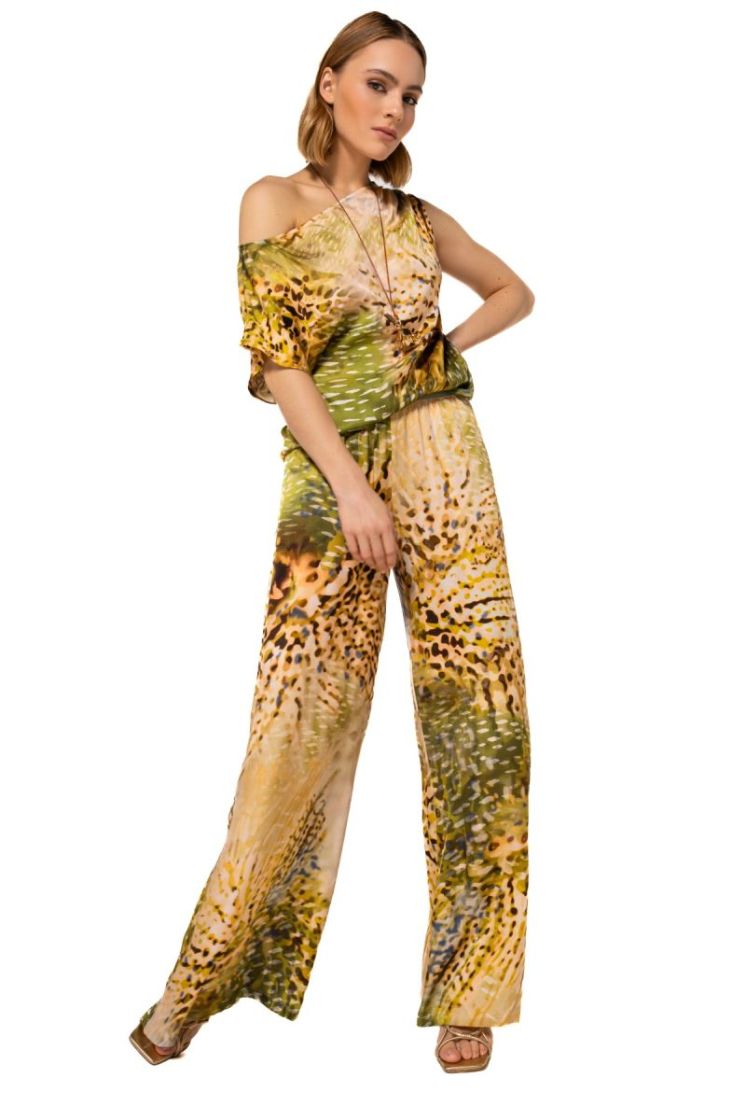 Asymmetrische top in safaripri 69 Multi Color