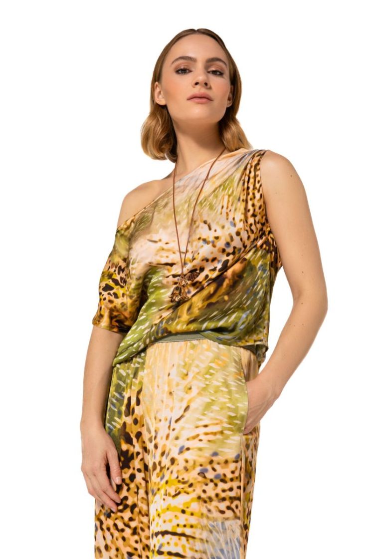 Asymmetrische top in safaripri 69 Multi Color