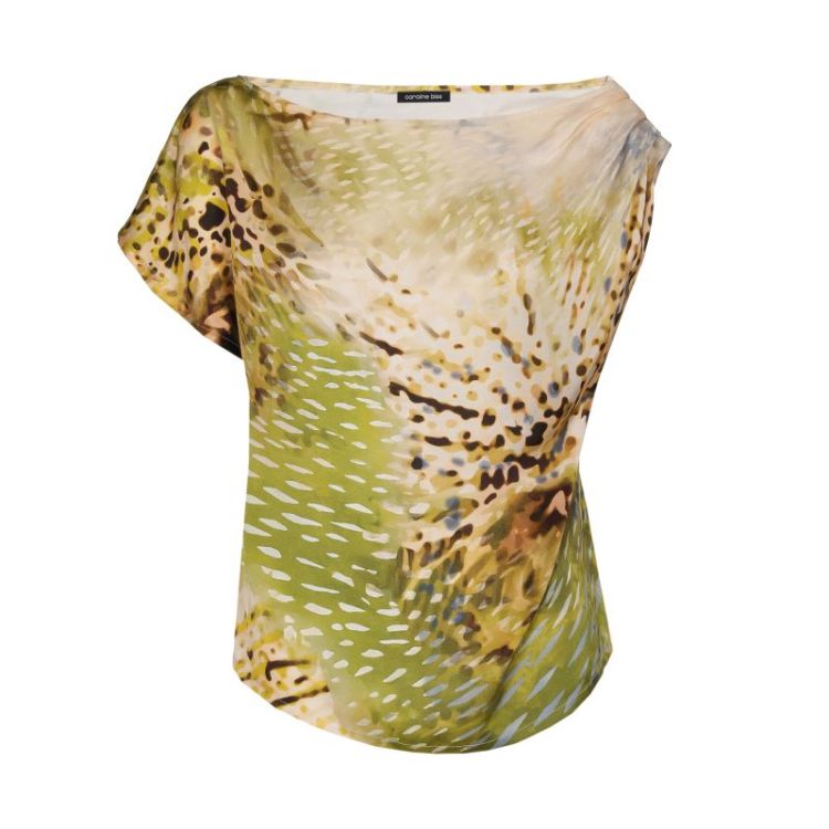 Asymmetrische top in safaripri 69 Multi Color