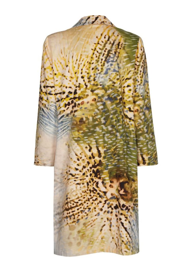 Korte jurk met safariprint 69 Multi Color