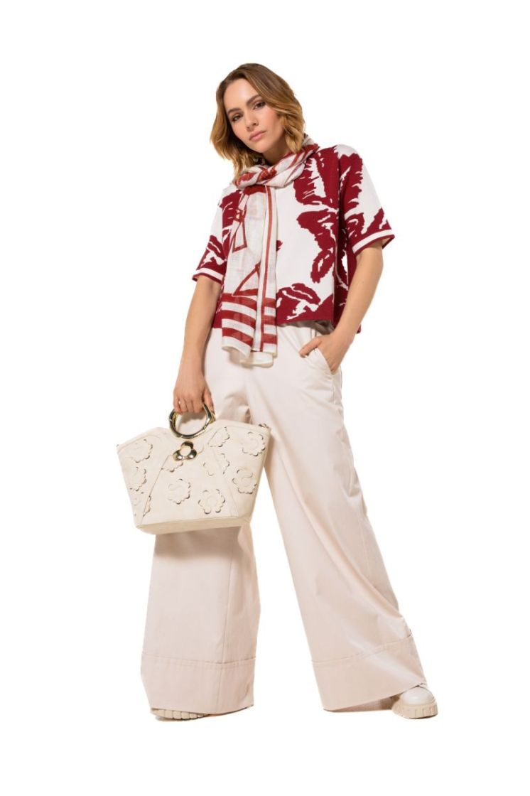 Elegante shopper met uitgesned 93 Natural