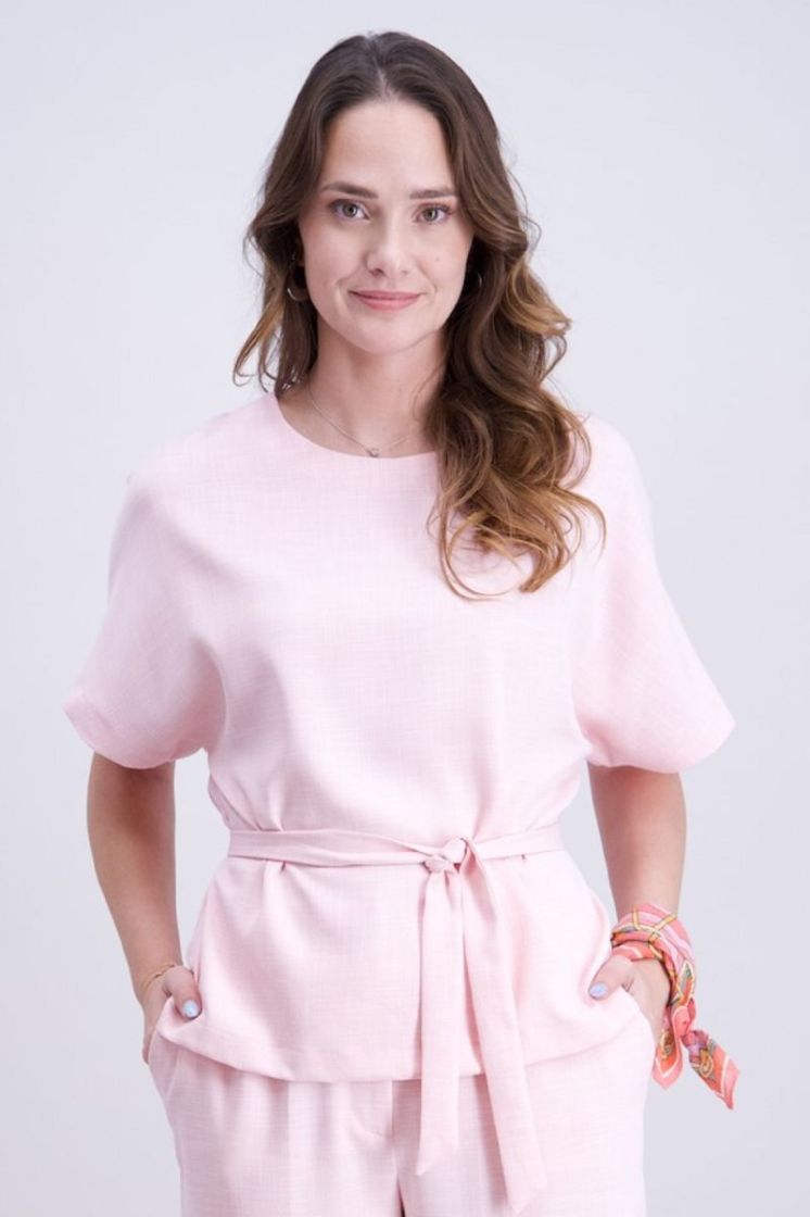  4 rose chiné