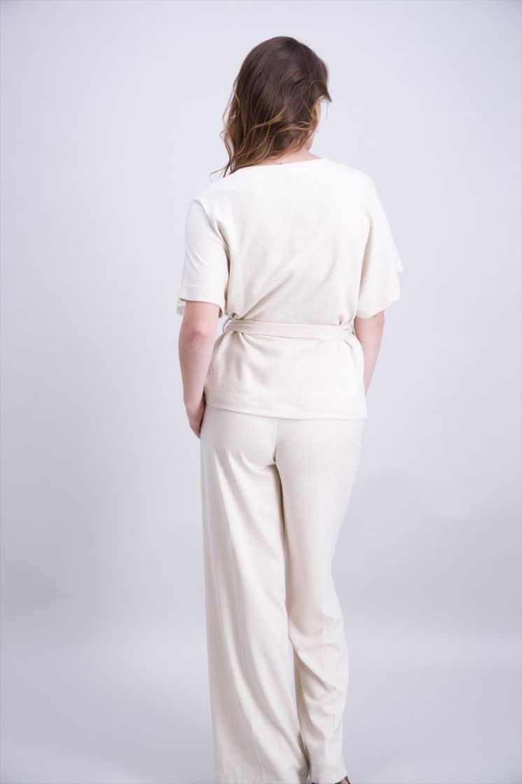  2 beige chiné