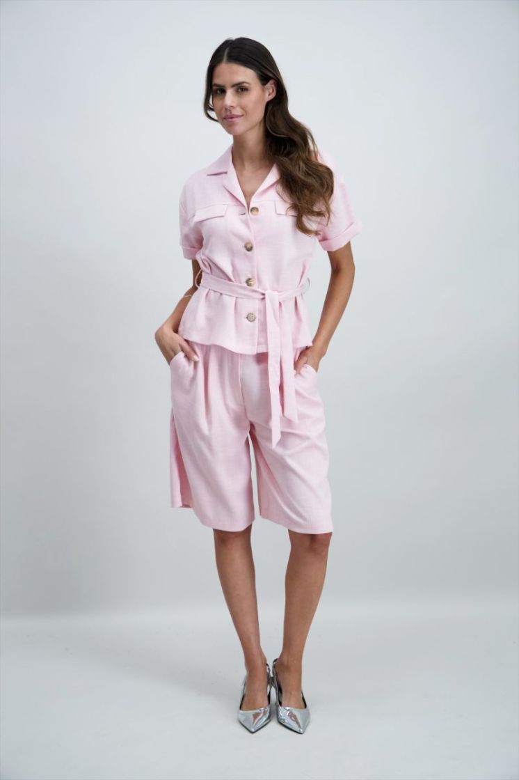  4 rose chiné