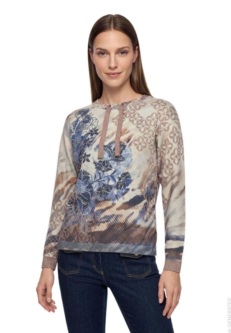 7884 Beige/Blue