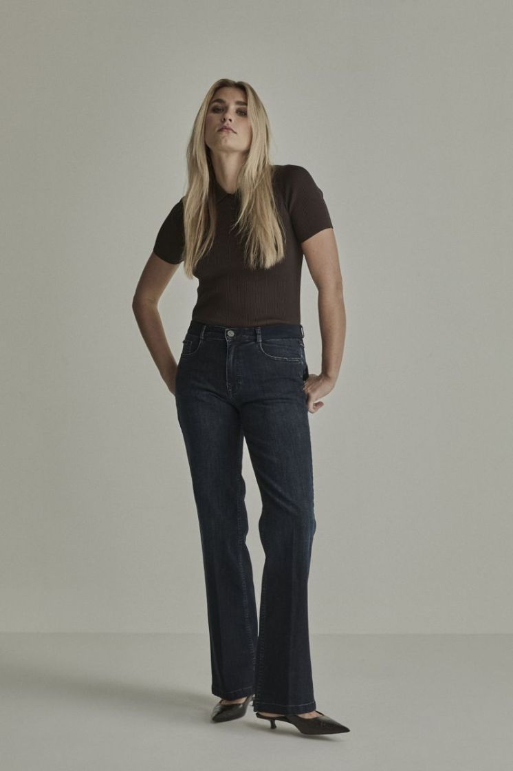 Eve (Elastic) Para Mi Jeans D25 Blue Black