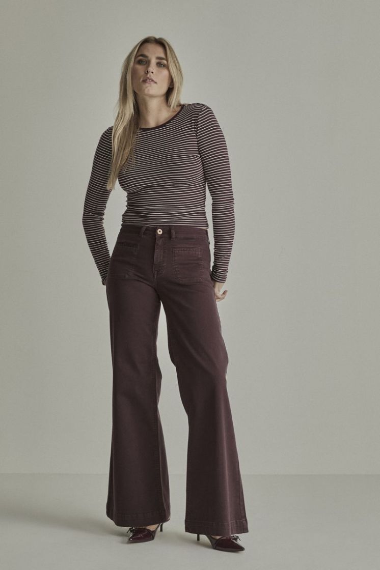 Sharon (Pocket) Wonder Comfort 434 Burgundy Re