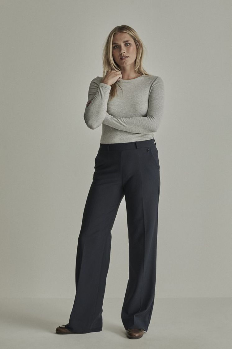 Mira (Elastic) Twill Jersey 301 Navy