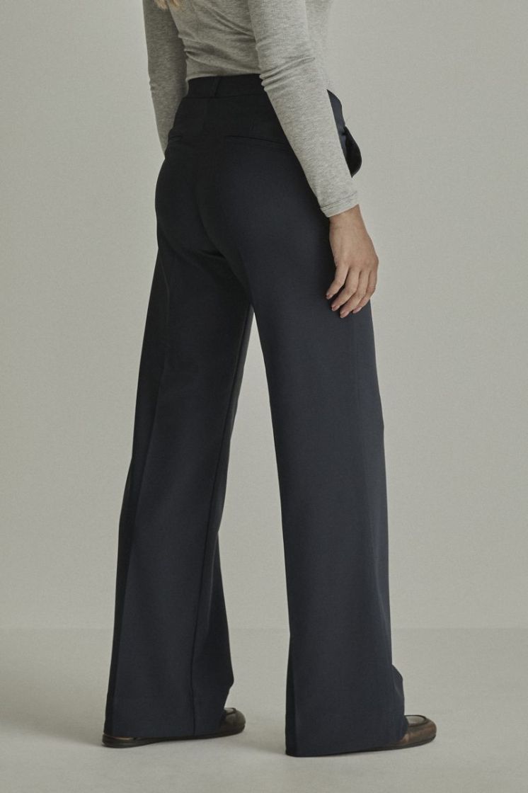 Mira (Elastic) Twill Jersey 301 Navy