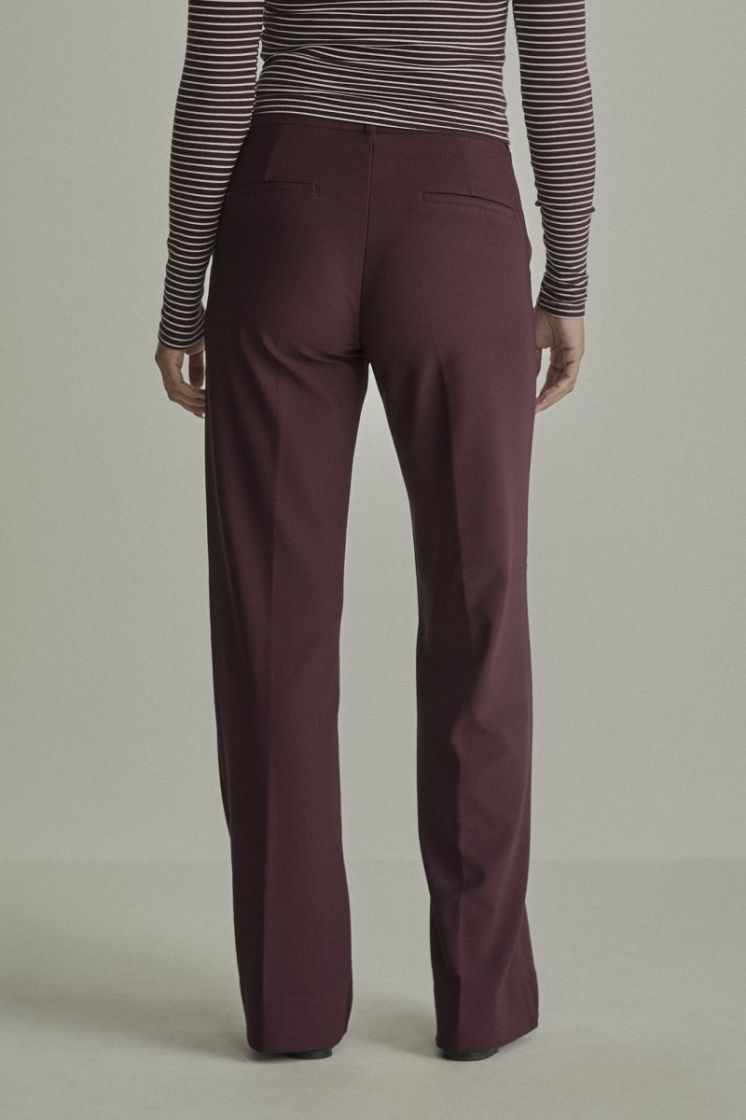 Mira (Elastic) Twill Jersey 434 Burgundy Re