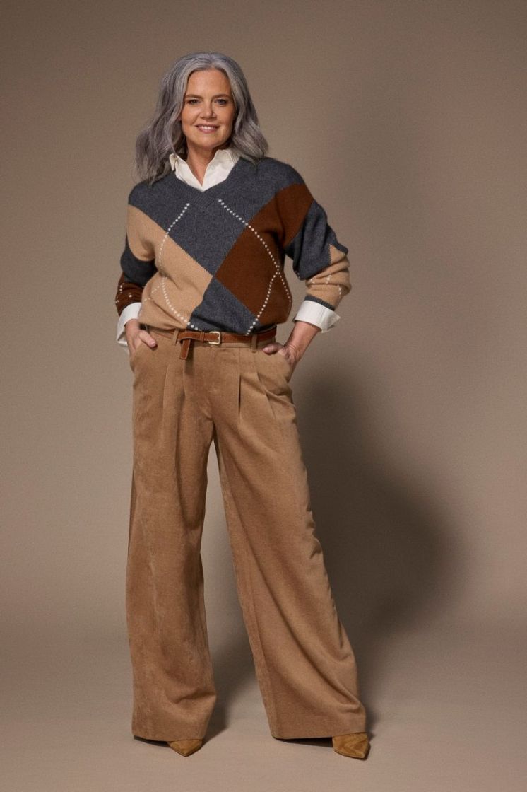  grey/camel