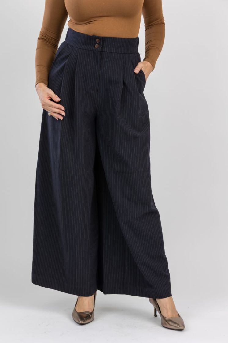  navy pinstripe