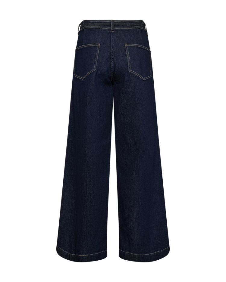 dark blue denim