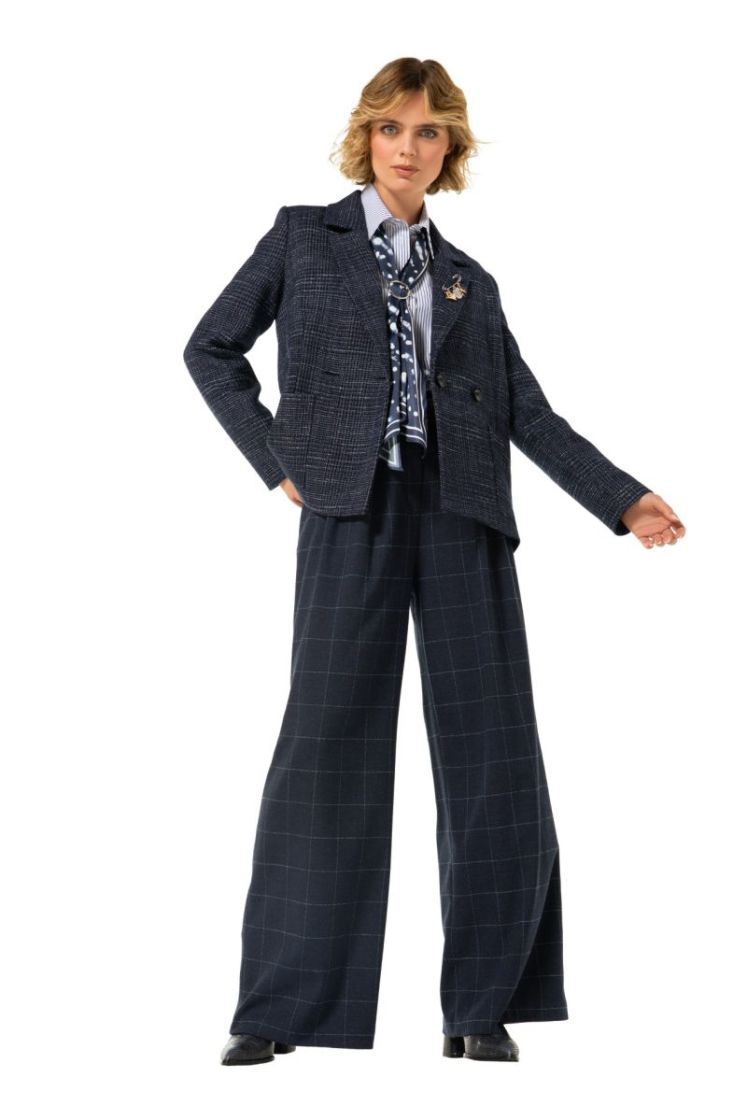 City blazer met afneembaar spe 21 Midnight Blu