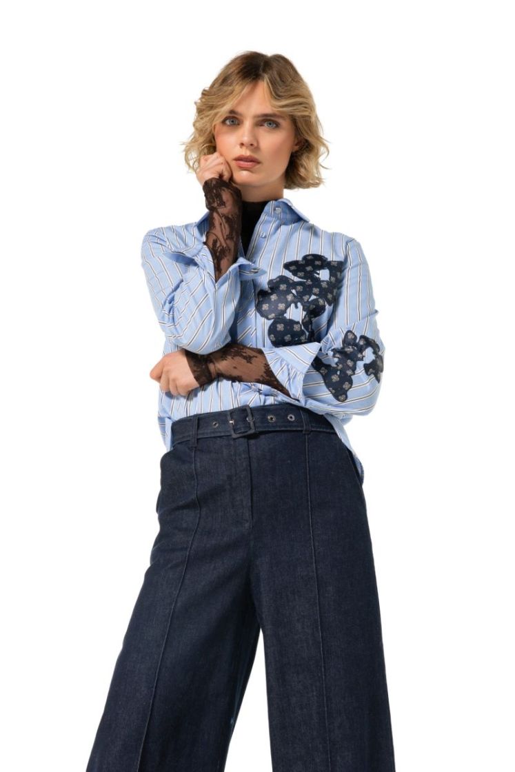 City-look denimbroek, mid wais 23 Jeans Dark B