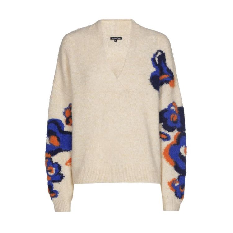Winterse pull met bloemdetail 29 Multi Color