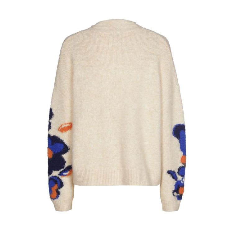 Winterse pull met bloemdetail 29 Multi Color