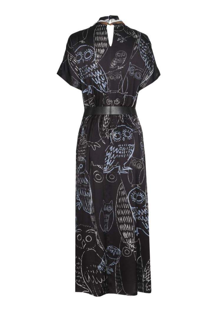 Midi-jurk met kraageffect 29 Multi Color