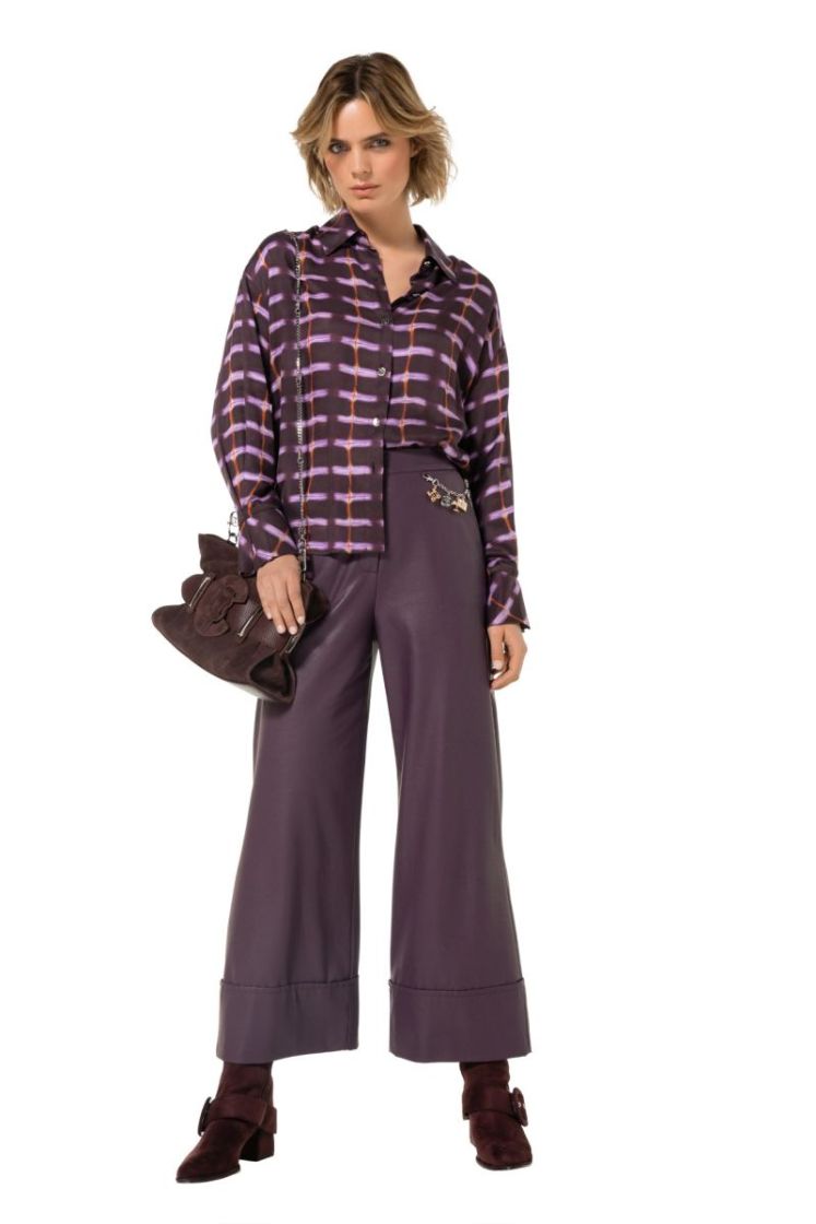 Hemdblouse met grafische print 59 Multi Color