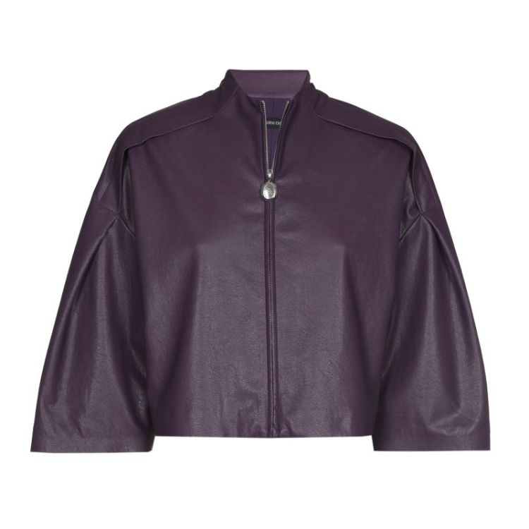 Bolerojas in vegan leather 45 Plum