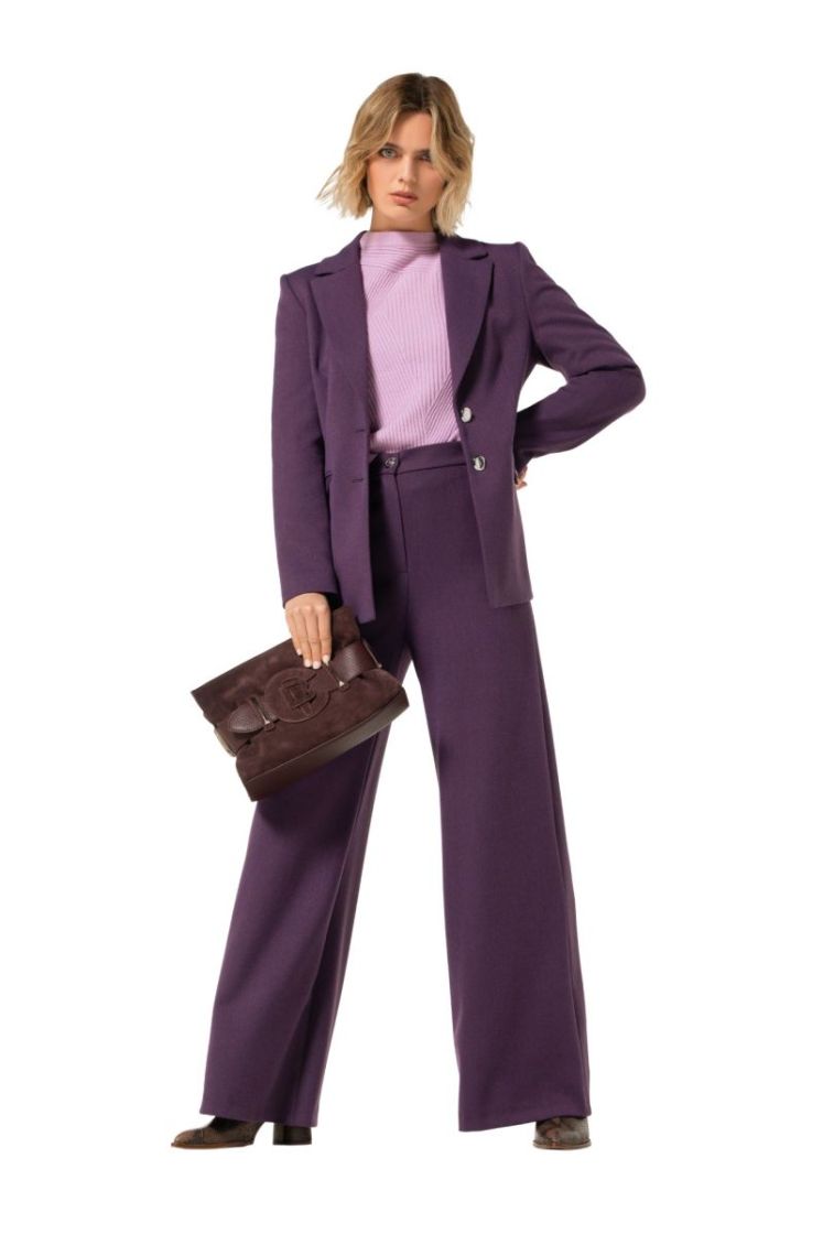 City-look broek, normal waist 44 Purple