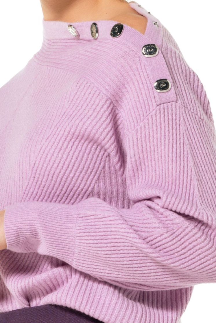 Losvallende pull met schoudere 41 Light Violet