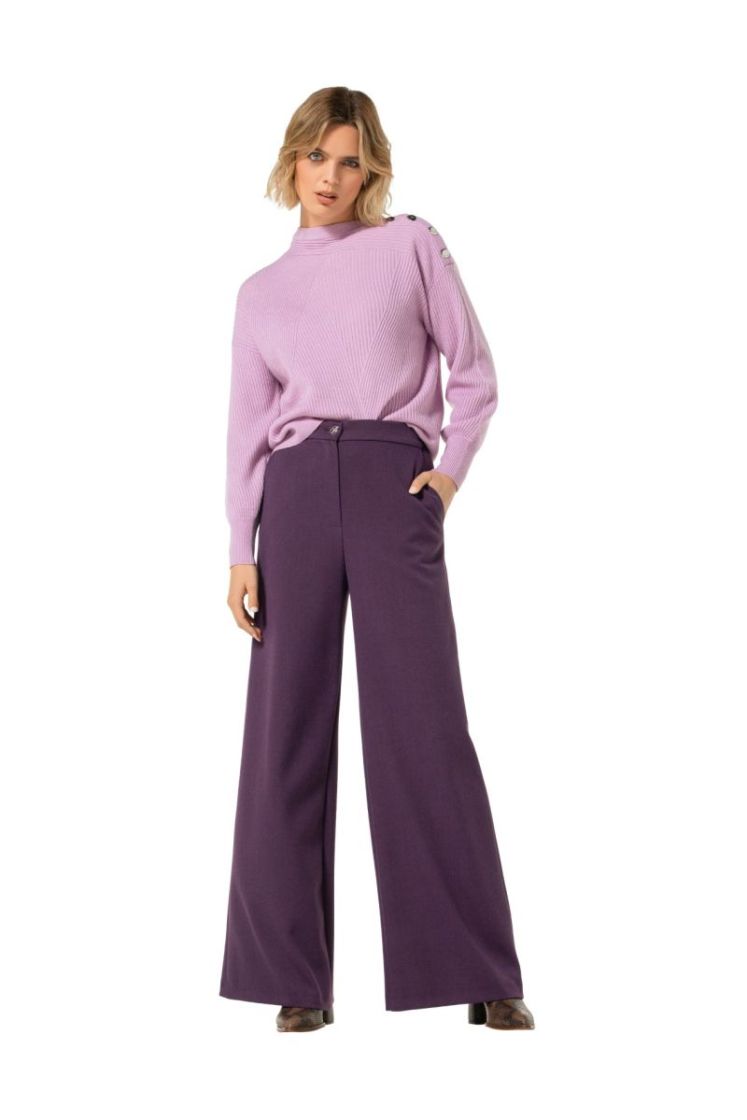 Losvallende pull met schoudere 41 Light Violet