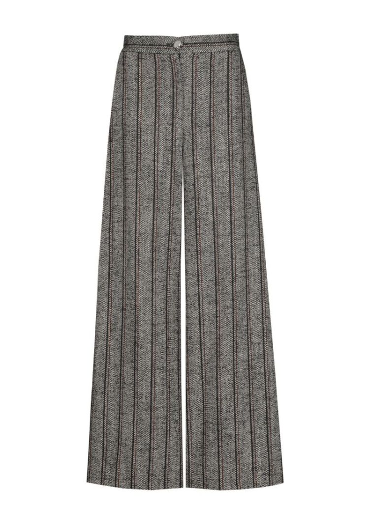 City-look broek in tweed, norm 39 Multi Color