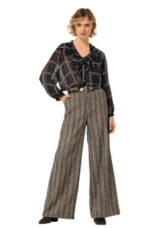 Licht doorzichtige blouse met  39 Multi Color