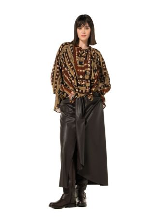 Losvallende tuniek met grafisc 39 Multi Color